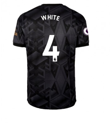 Arsenal Benjamin White #4 Bortedrakt 2022-23 Kortermet